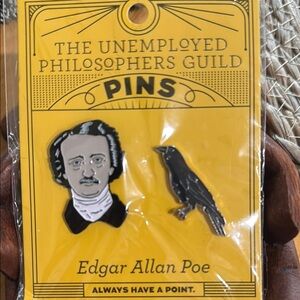 Edgar Allan Poe Pin Set